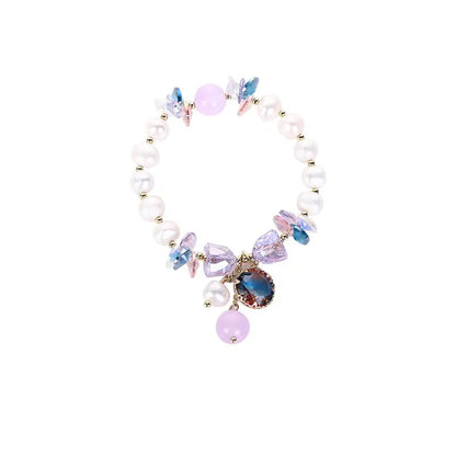 Fashion Crystal Pendant Women's Bracelet Angel Wishes