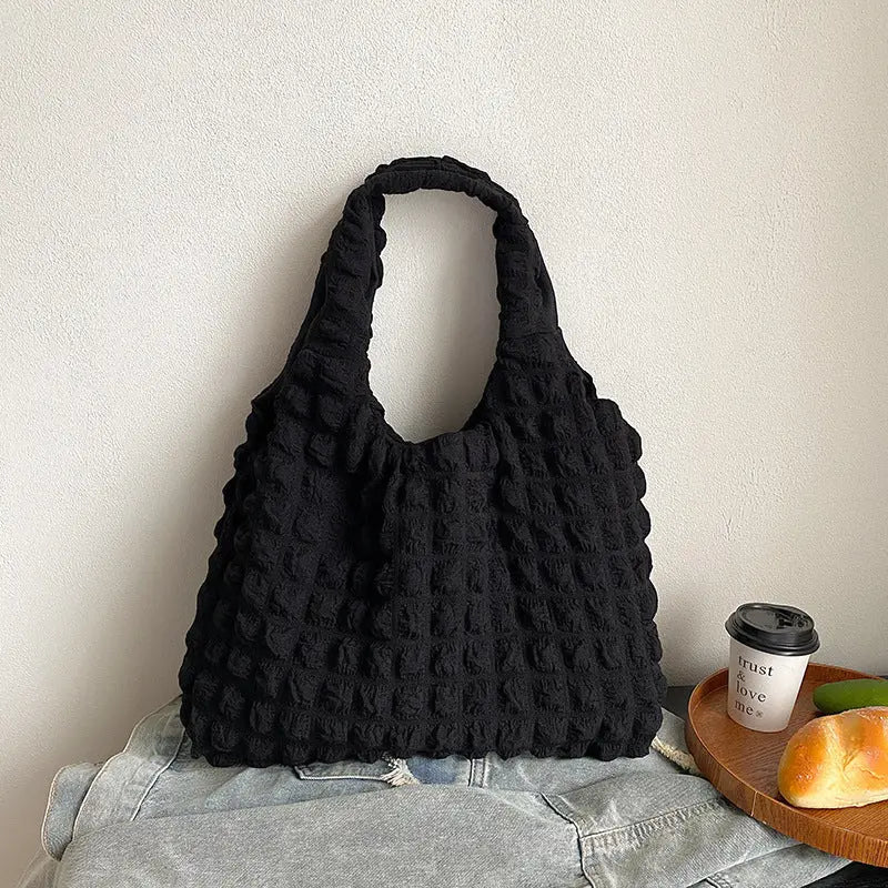Cute Pleated Shoulder Bags Angel Wishes
