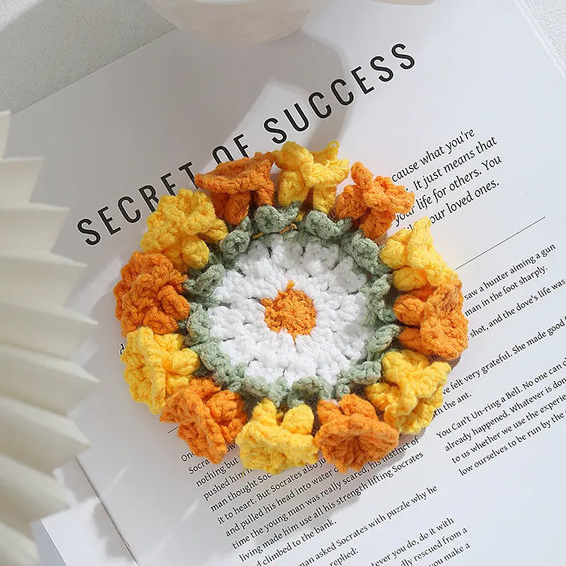 Hand-knitted Coaster Angel Wishes