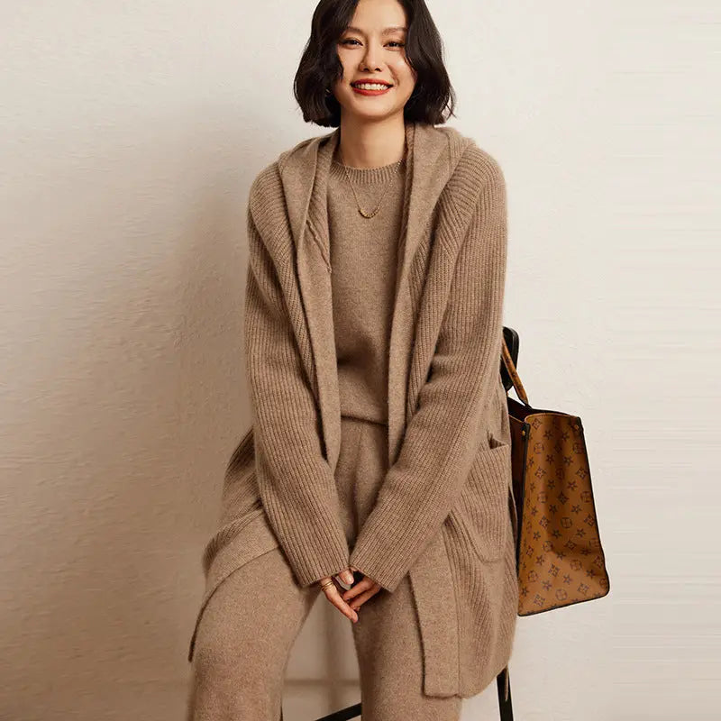 Fashion Knitted Cardigan Coat Angel Wishes