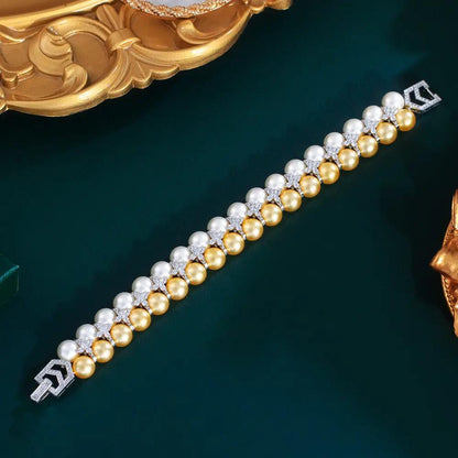 Shell Pearls Hand Beaded Bracelet Angel Wishes