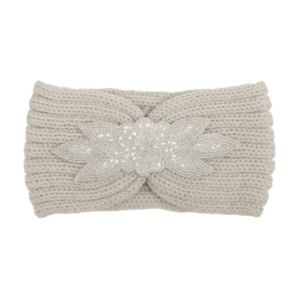 Hair Band Diamond Sticking Knit Woolen Head Angel Wishes