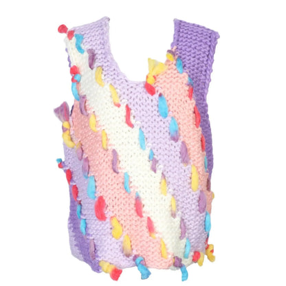 Colourful Crochet Vest Angel Wishes