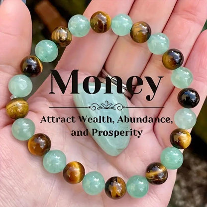 Natural Stone Bracelet Citrine Dongling Stone Malachite Bracelet Angel Wishes