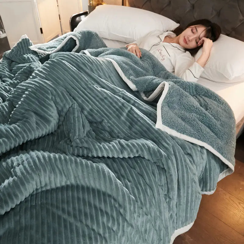 Magic Velvet Three Layer Thick Blanket Angel Wishes
