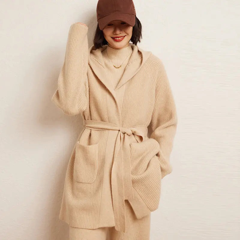 Fashion Knitted Cardigan Coat Angel Wishes