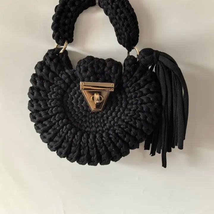 Bohemian Crochet Shoulder Bag - Angel Wishes