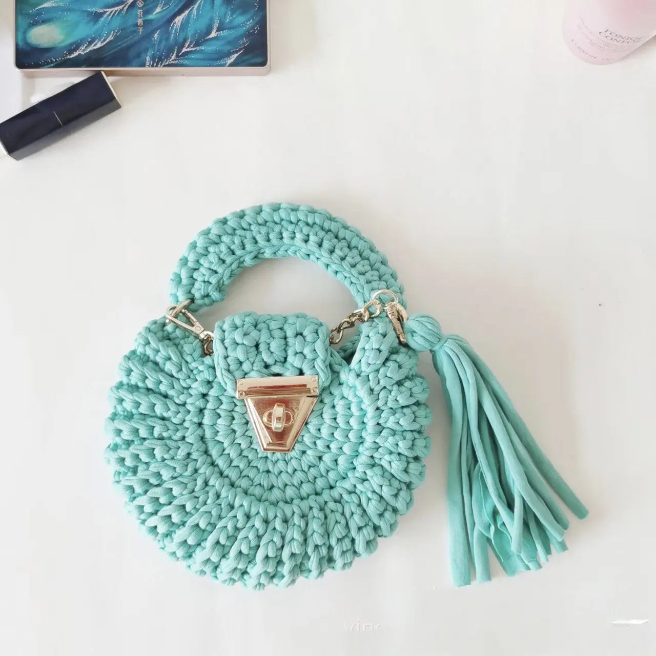 Bohemian Crochet Shoulder Bag - Angel Wishes