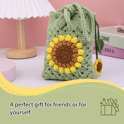 Hand Knitting Portable Crochet Bag Angel Wishes