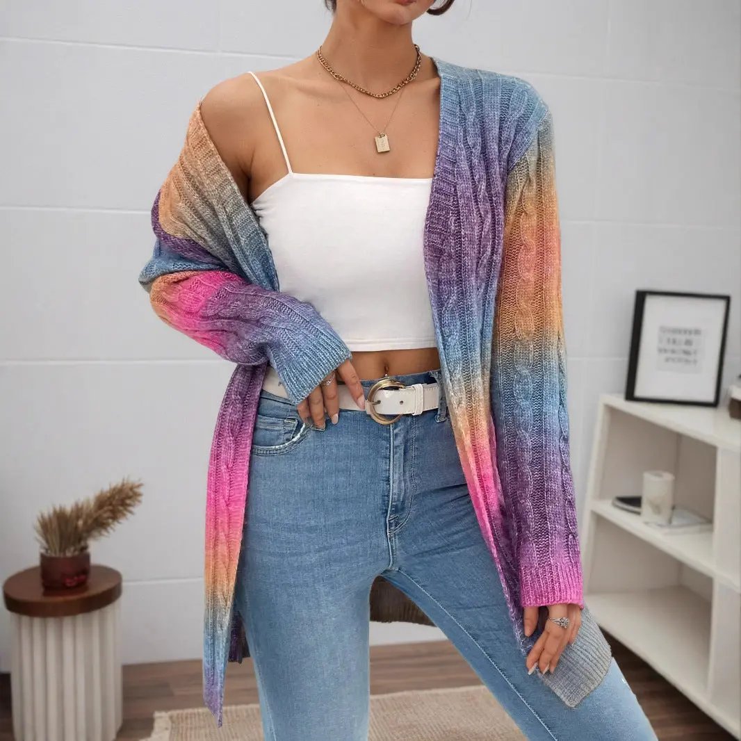 Twist Knitted Cardigan Coat For Women Angel Wishes