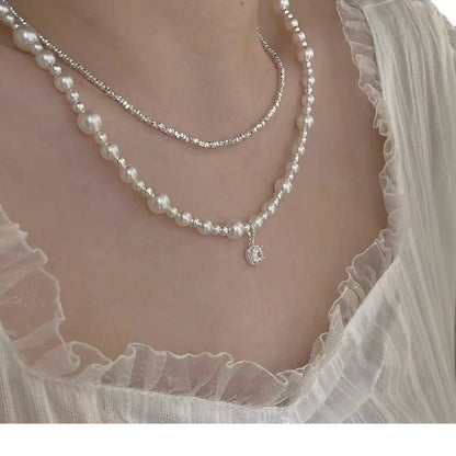 Stylish Necklace Clavicle Chain Angel Wishes