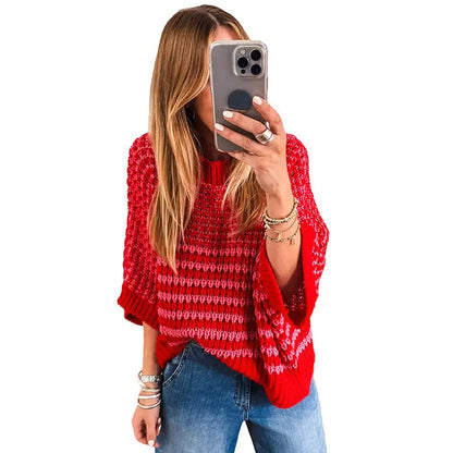 Womens Crew-neck Sweater A Stylish Versatile And Relaxed-fit Top Angel Wishes