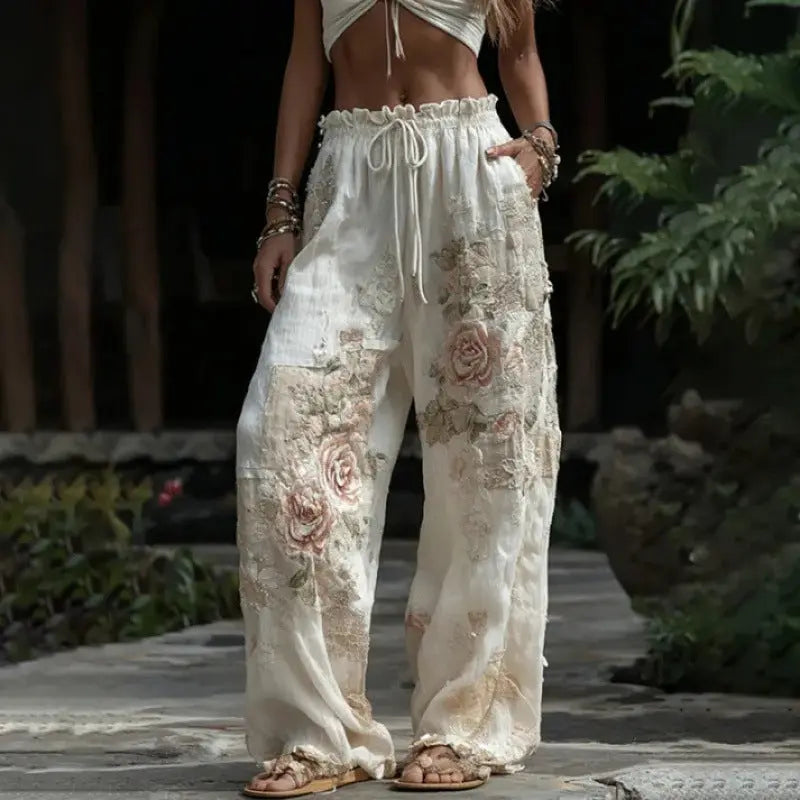 Elegant Straight Trousers Angel Wishes