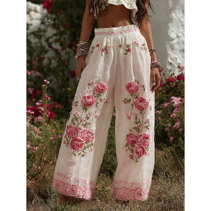 Elegant Straight Trousers Angel Wishes