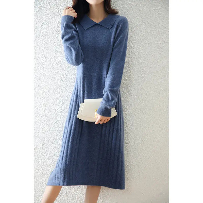 Fashion Wool Knitted Dress Angel Wishes