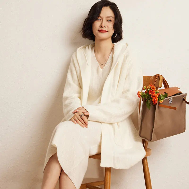 Fashion Knitted Cardigan Coat Angel Wishes