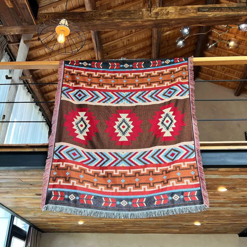 Wind Camping Rugs Outdoor Picnic Blanket Nap Blanket Bohemian Nap Blanket Angel Wishes