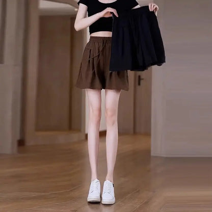 Casual High Waist Summer Plus Size Shorts Angel Wishes