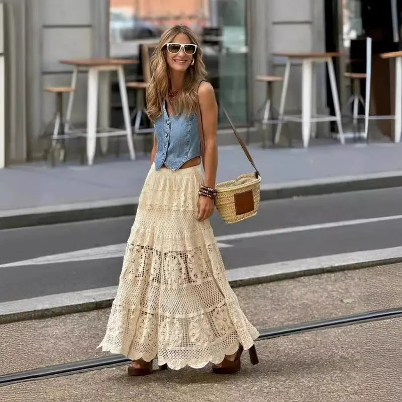 Crochet Lace Skirt Angel Wishes