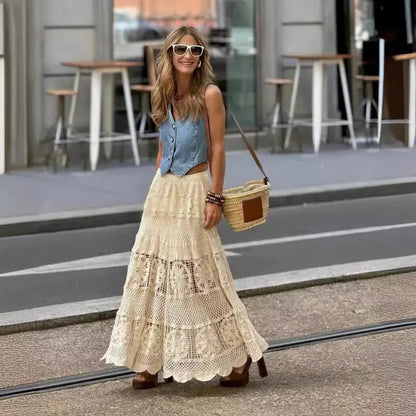 Crochet Lace Skirt Angel Wishes