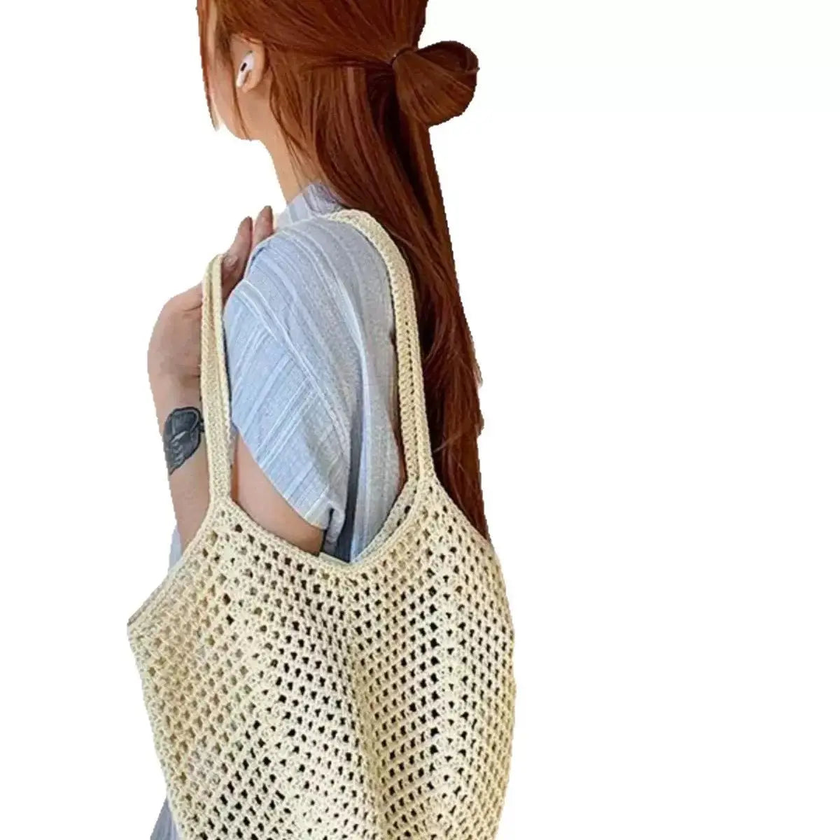 Hand-woven Tote Bag Angel Wishes