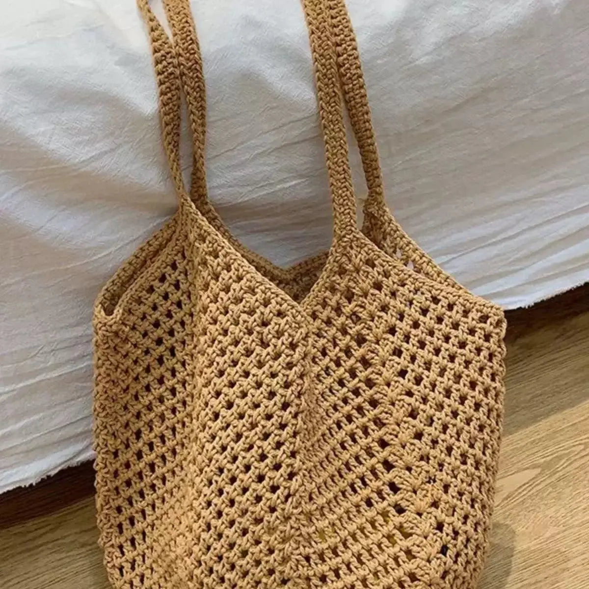 Hand-woven Tote Bag Angel Wishes