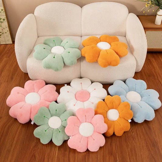 Home Creative Flower Cushion Plush Pillow Angel Wishes