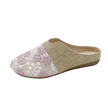 Low Heel Flat Slip-on Lofter Hollow Sandals Angel Wishes