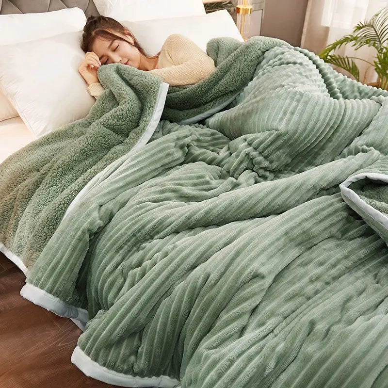 Magic Velvet Three Layer Thick Blanket Angel Wishes