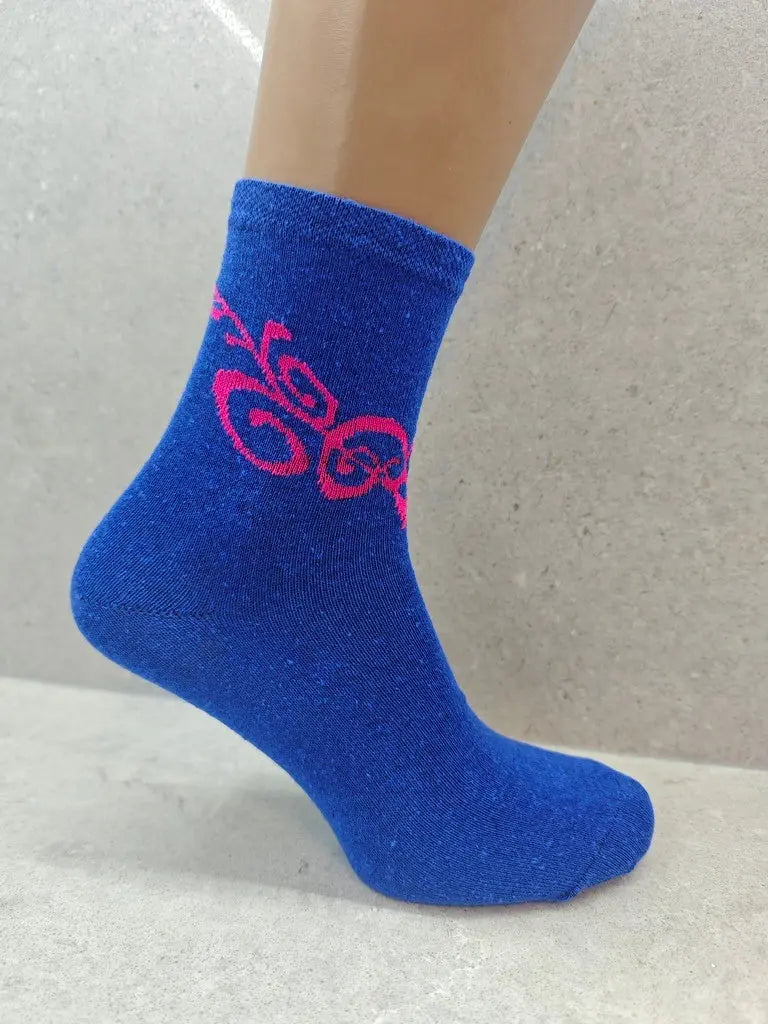 Womens Colourful Patterned Tattoo Socks Pack Of 6 12 24 Pairs Angel Wishes