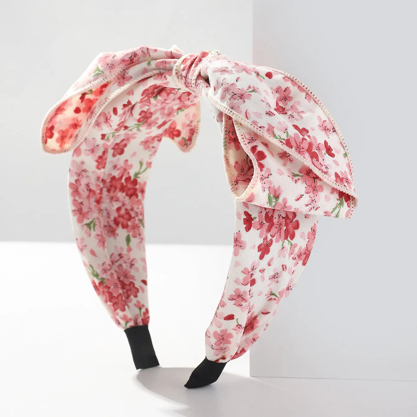 New Floral French Fashion Printed Hair Bow Hair Angel Wishes