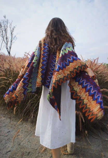 Ethnic Style Warm Vacation Art Travel Shawl Photography Angel Wishes