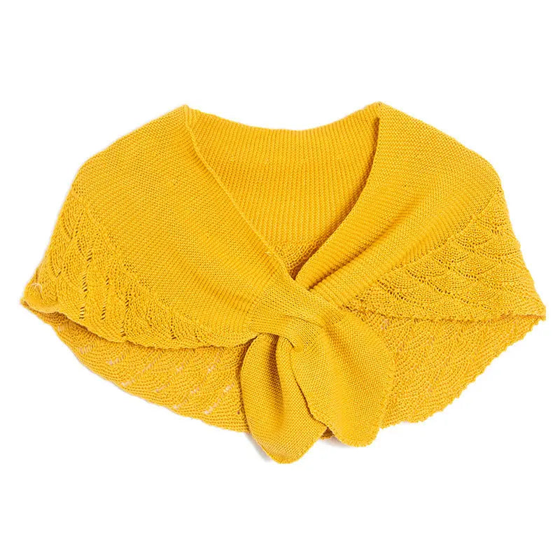 Women's Thin Fashion Wool Knitted Hollow Shawl - Angel Wishes