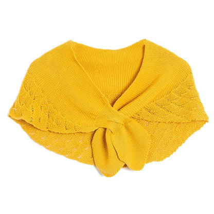 Women's Thin Fashion Wool Knitted Hollow Shawl - Angel Wishes