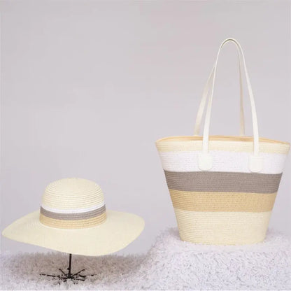 Beach Sun Hat Large Capacity Shoulder Bag Hat Suit Angel Wishes