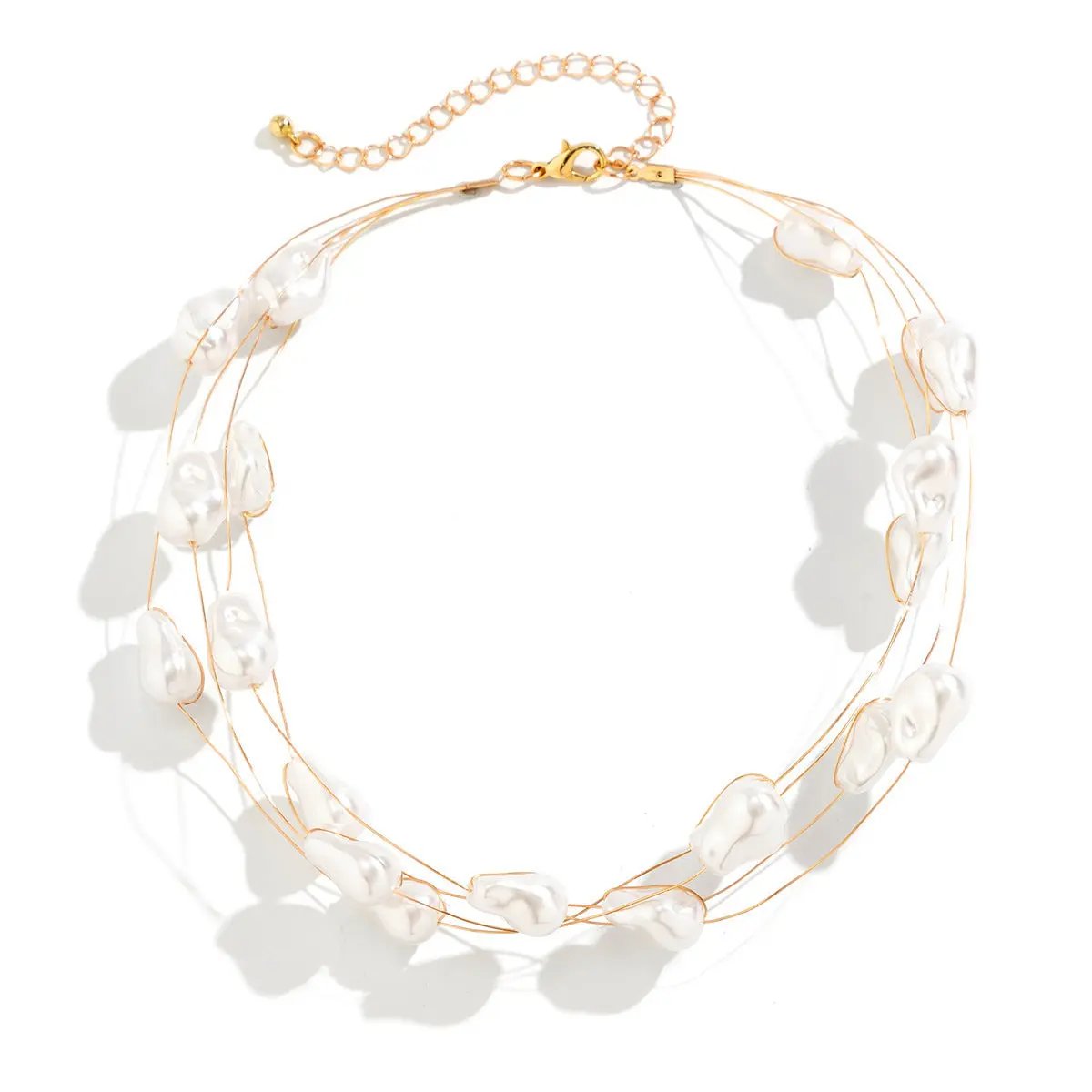 Versatile Baroque Pearl Necklace Bracelet For Women Angel Wishes