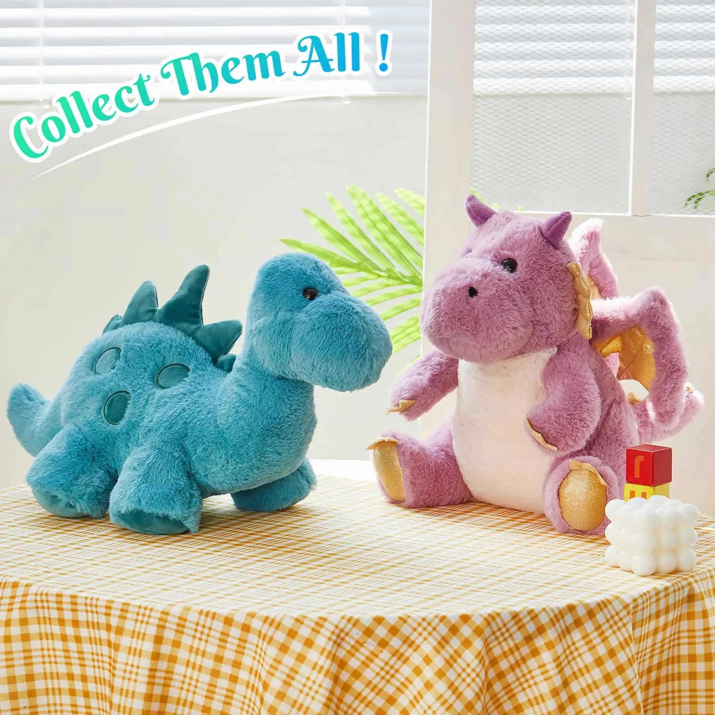 Cute Dinosaur Doll Plush Toys Angel Wishes