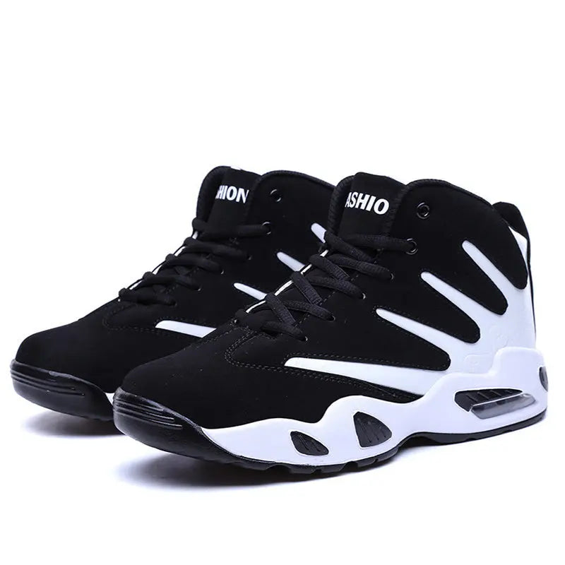 Men Air Cushion Basketball Shoes Wear-resistant Sneakers For Men Hommel Basketball Boots Sneakers Men Angel Wishes