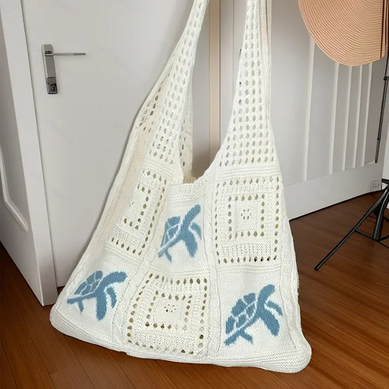 Hollow Knit Bag Angel Wishes