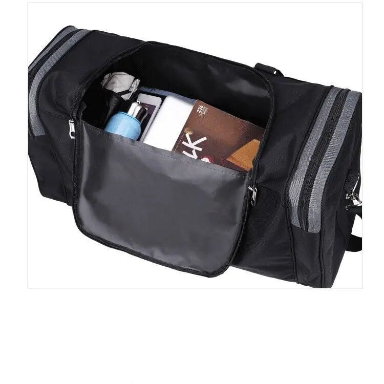 Men Extra Large Big Sports Gym Holdall Bag Travel Work Cabin Barrel Bag Angel Wishes