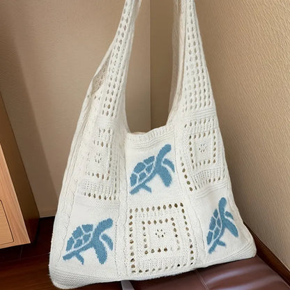 Hollow Knit Bag Angel Wishes