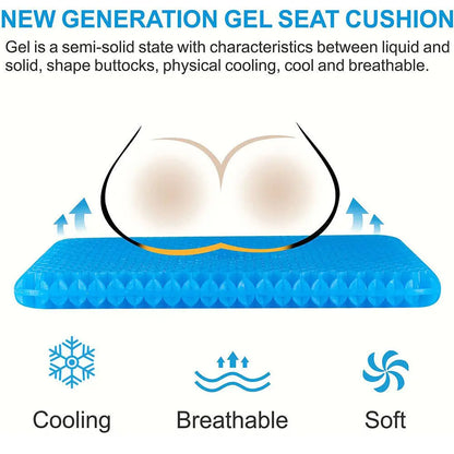 Gel Seat Cushion For Lower Back Pain Pressure Relief Angel Wishes