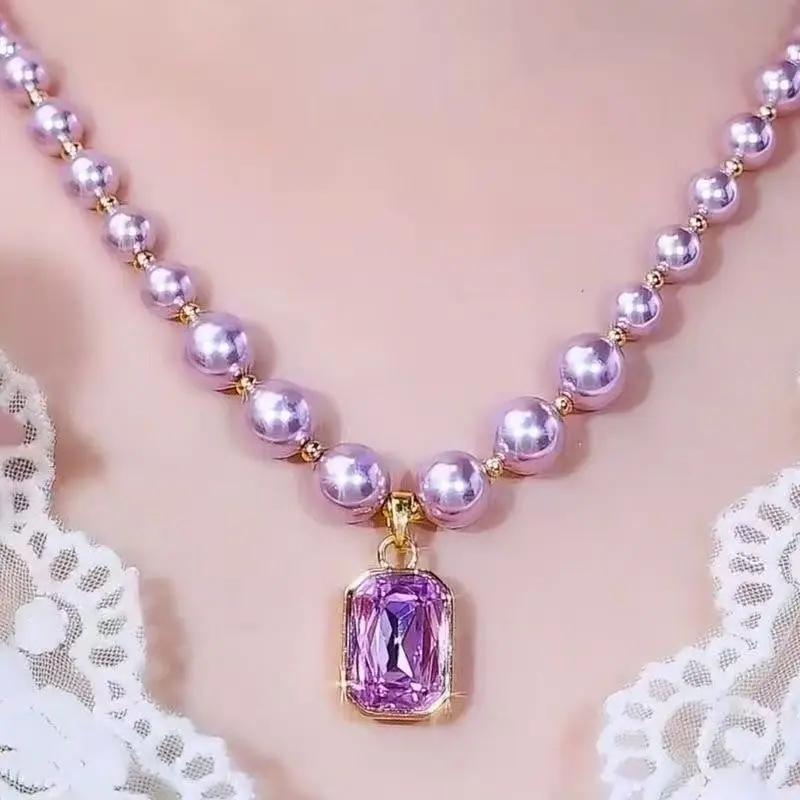 White Pearl Necklace Angel Wishes