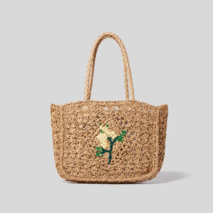 Flower Straw Bags Angel Wishes