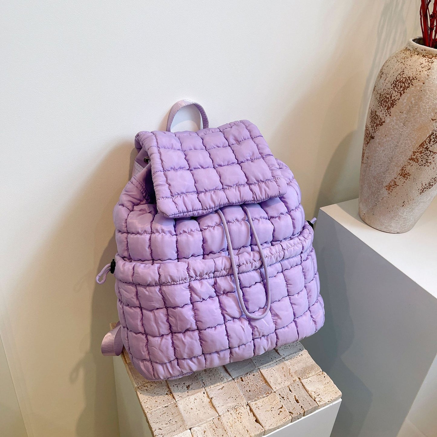 Quilted Women Backpack Angel Wishes