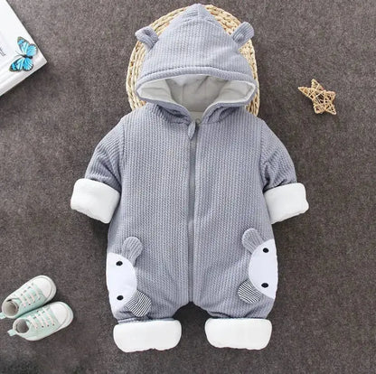 Autumn Winter Coat Jumpsuit Baby Clothing Newborn Snowsuit Boy Warm Romper Down Cotton Jackets Girl Snow clothes Bodysuit Angel Wishes