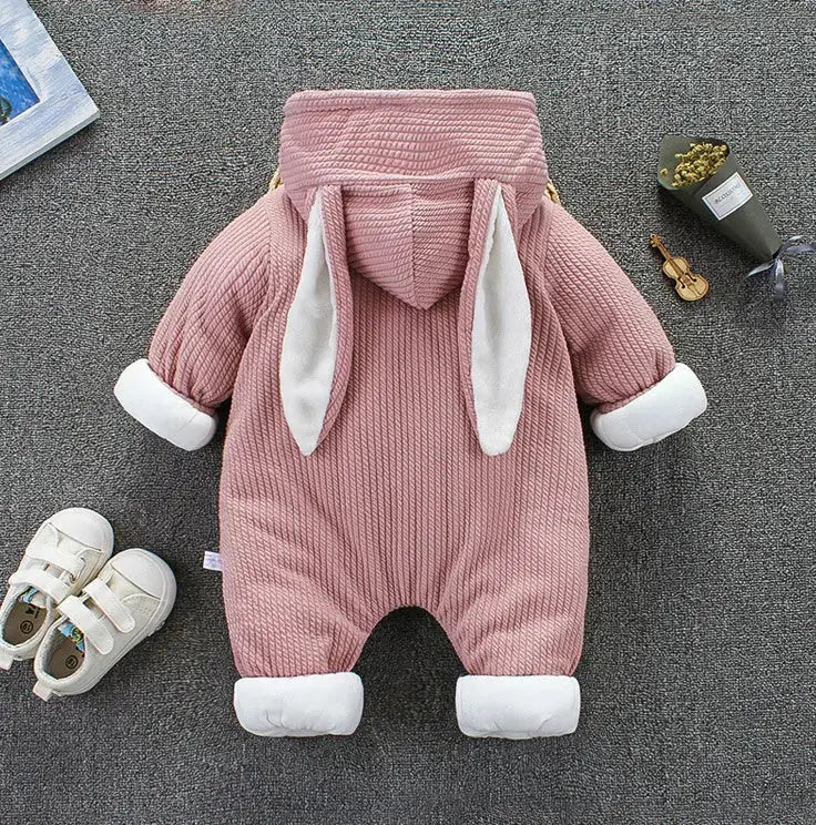 Autumn Winter Coat Jumpsuit Baby Clothing Newborn Snowsuit Boy Warm Romper Down Cotton Jackets Girl Snow clothes Bodysuit Angel Wishes