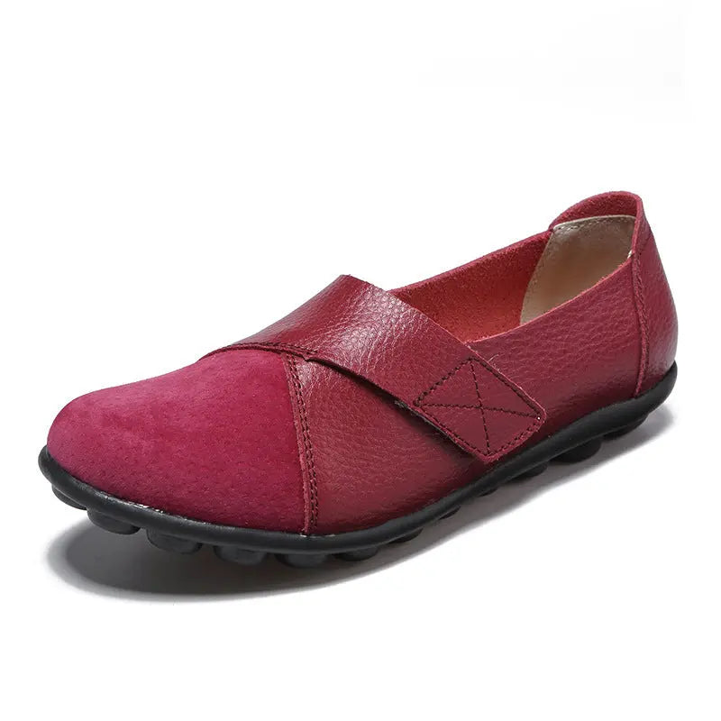 Women Loafers Patchwork Soft Sole Flat Shoes Angel Wishes