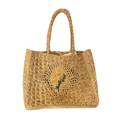 Flower Straw Bags Angel Wishes