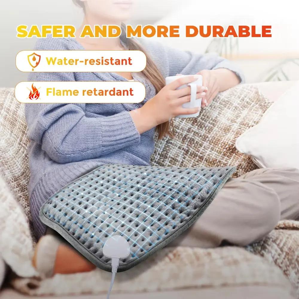 Electric Heating Pad Blanket Timer Heating Pad For Shoulder Neck Back Spine Leg Winter Warm - Angel Wishes